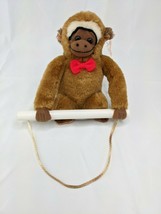 Goffa Ape Monkey Plush Brown 7&quot; on Swing Stuffed Animal Toy - $12.95