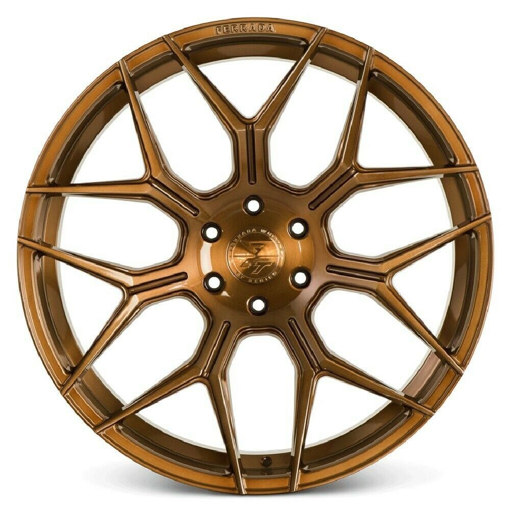 22x9.5 Ferrada FT3 6x135 25 Brushed Bronze Wheels Rims Set(4) 87.1 - Wheels