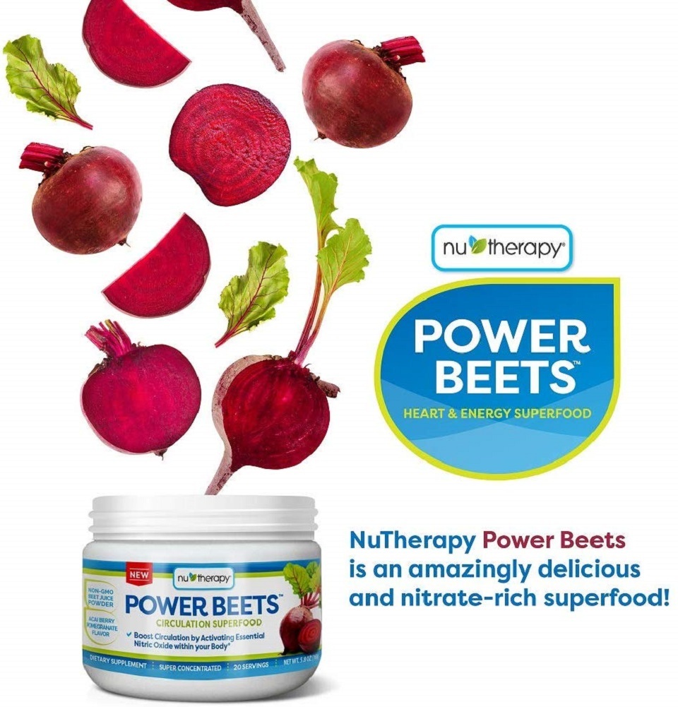 Nu-Therapy Power Beets, Super Concentrated Circulation Superfood, Dietary