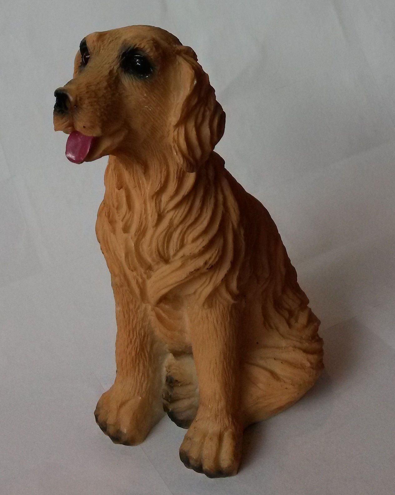 GOLDEN RETRIEVER DOG FIGURINE Collectible Statue Sculpture Puppy 4 ...