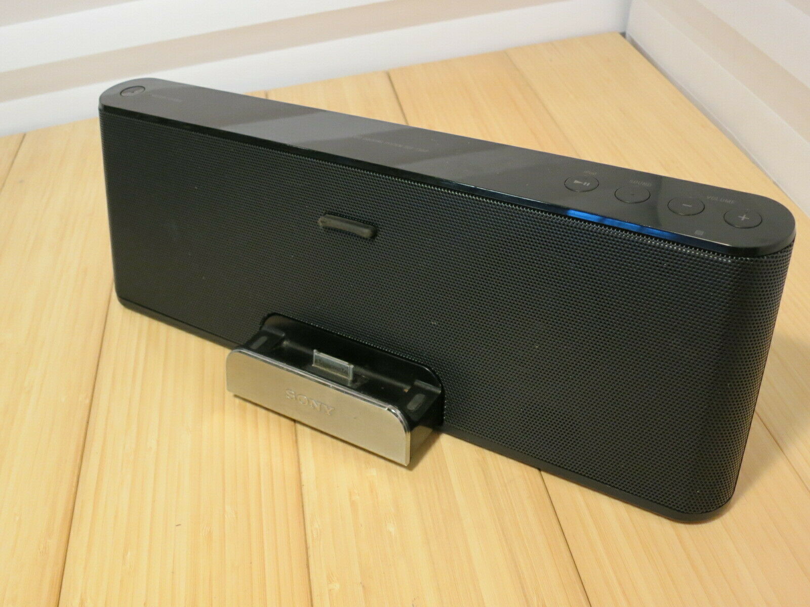 Sony Personal Audio Docking System RDPT50iP Works No Power Cord
