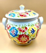 Soup Pot  Vintage Pottery with Lid Original Carmen de Viboral Colombia  - $145.00