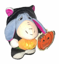 Disney Eeyore Halloween Wind-Up RETIRED RARE Winnie The Pooh Toy Plush W/ Tags - $7.22