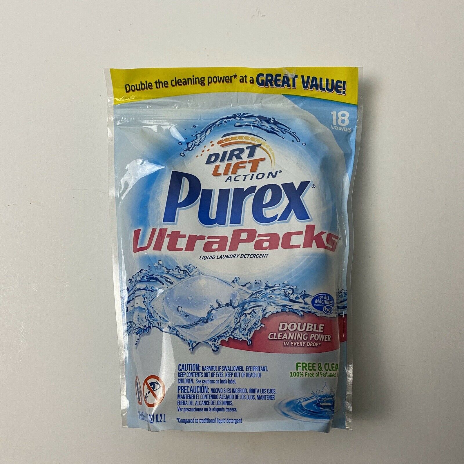 Purex Ultra Packs Liquid Laundry Detergent Loads Detergents