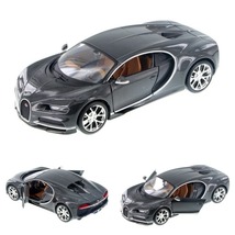 Bugatti Chiron 1:24 Diecast Model Toy Car 34514 Gray New without Box - $53.99