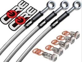 Suzuki GSXR 600 Brake Lines 2011-2022 (Non-ABS) Front Rear Braided GSXR6... - $163.00