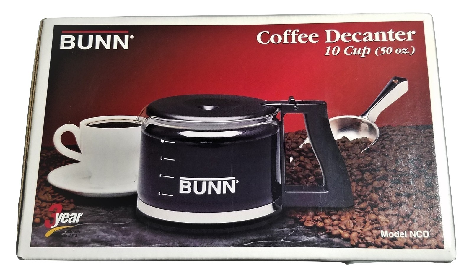 Bunn Replacement Coffee Decanter 50ozNIBModel NCDUSA Replacement