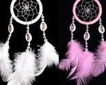 Wall hanging decoration dream catcher circular with feathers dreamcatcher thumb155 crop