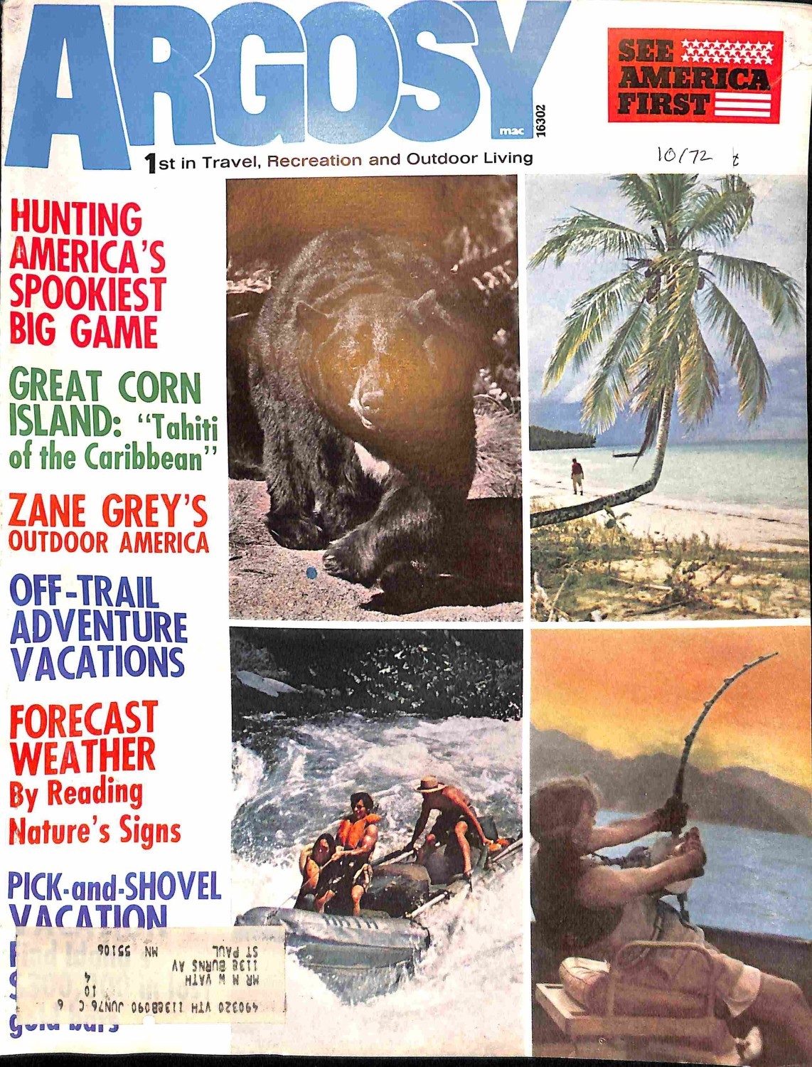 Argosy, October 1972 Magazine Back Issues