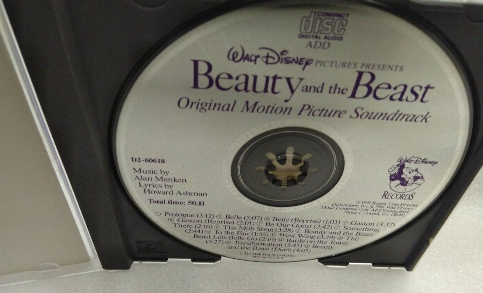 CD Walt Disney Pictures Presents Beauty and the Beast, Soundtrack (CD