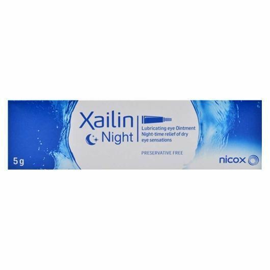 Xailin Night Lubricating Soft Paraffin Eye Ointment | FAST/FREE UK Delivery