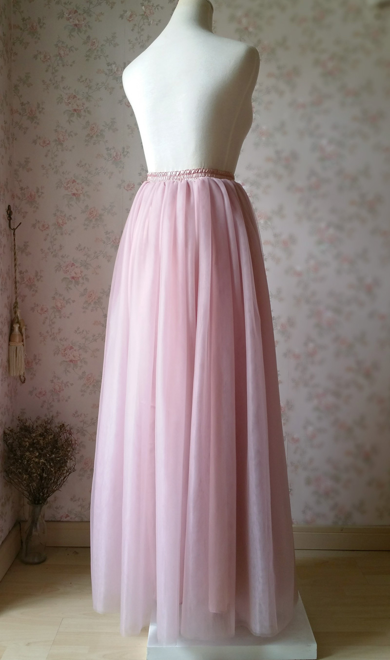 dusty pink tutu skirt