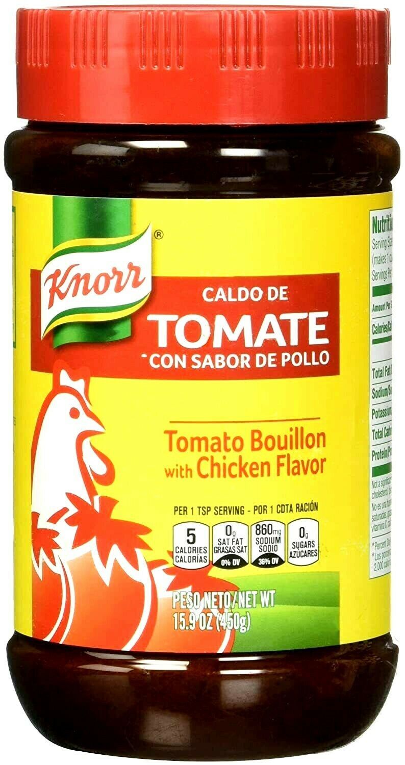 Knorr Tomato Boullion with Chicken Flavor 15.9 oz ( Pack of 4 )FAST