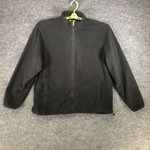 Mountain Club Mens Fleece Jacket Size XL Black Full Zip - $6.08