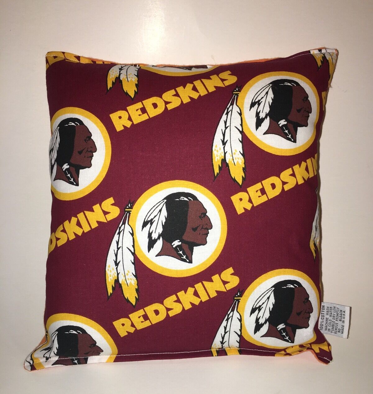 RedSkins Pillow NFL Pillow Washington Red Skins Pillow HANDMADE USA