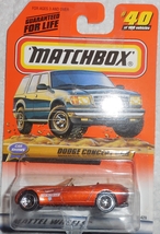  Matchbox Car Shows 1999 &quot;Dodge Concept Car&quot; #40 of 100 Mint On Sealed Card - $4.00