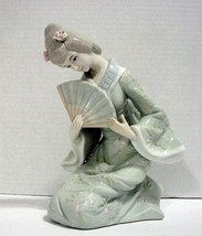 KPM Porcelain Asian Geisha Figurine 8.5&quot; Vintage 1986 - $40.00