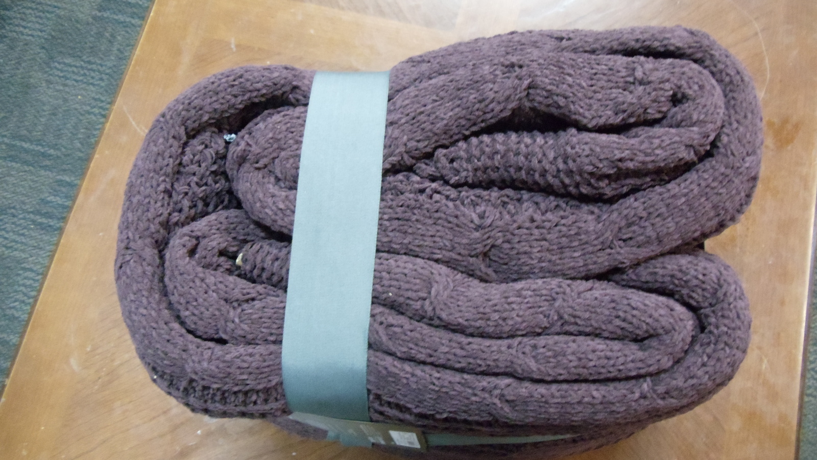 threshold cable knit blanket