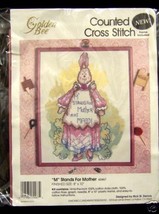 CROSS STITCH PATTERN by GOLDEN BEE   MOTHER RABBIT - $5.93