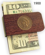 Money Clip, Native American, Indian Head Penny 1900 - $39.95