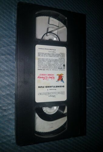 disney sing along songs disneyland fun vhs with microphone