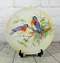 Lefton China Bluebird Collector Plate L/E JAPAN SL5882 - $14.49