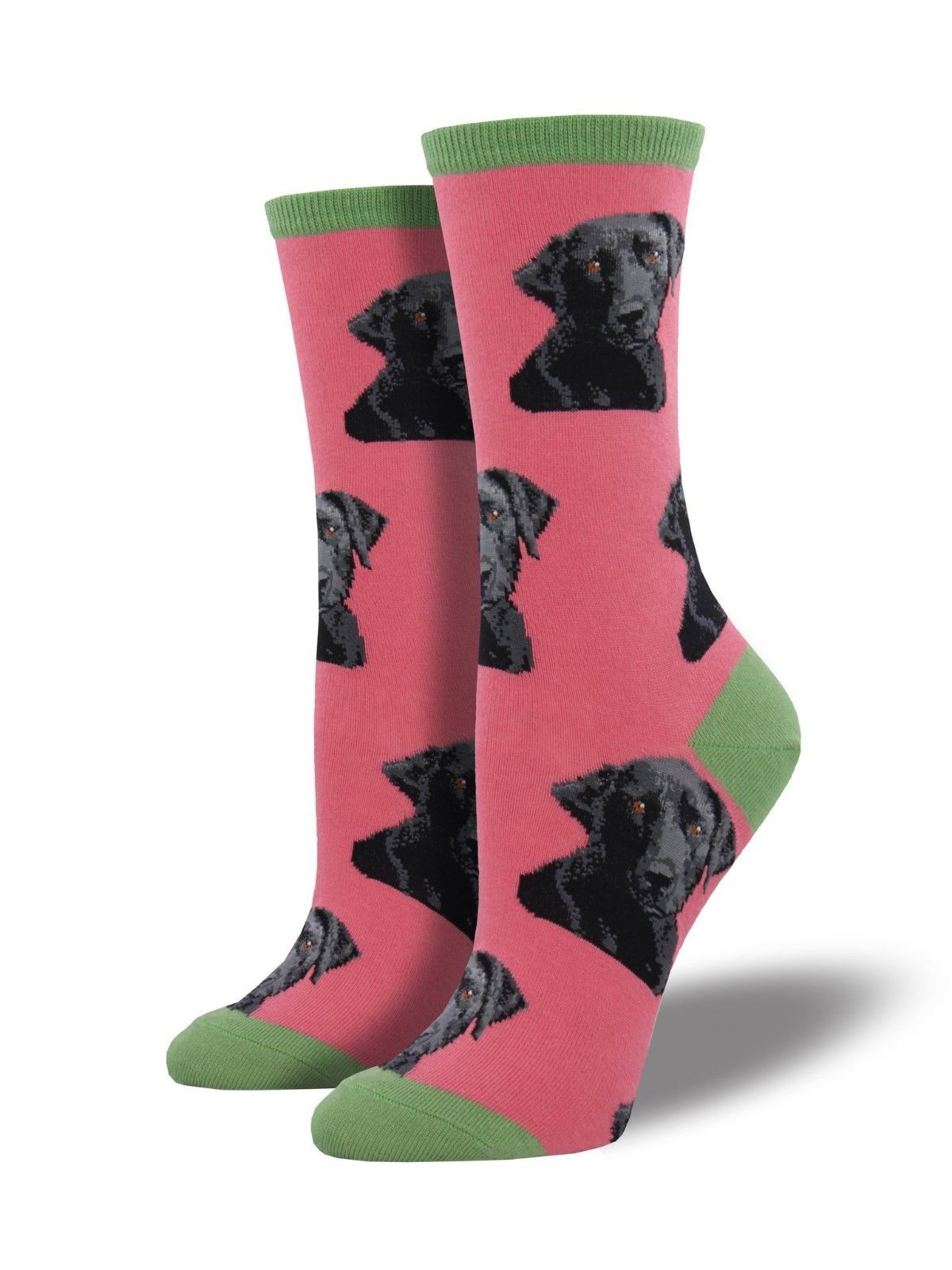 Primary image for Socksmith Women's Socks Novelty Crew Cut Socks "Lab-or Of Love" / Dusty Pink