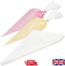 50 Pcs Disposable Icing Piping Bags Cake Decorating Plastic Heavy Duty S... - $3.99