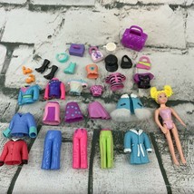 Polly Pocket Clothing Accessories Lot Shirts Pants Skirts Shoes Purses  #4 - $29.69