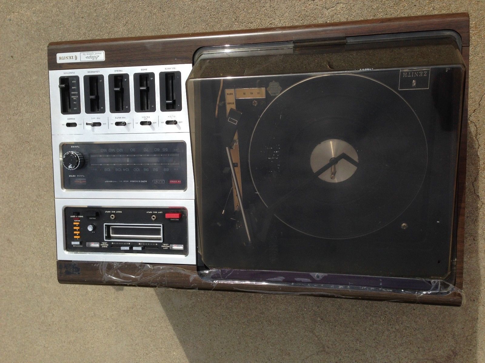 Zenith Allegro Record Player 8 Track Tape And 50 Similar Items