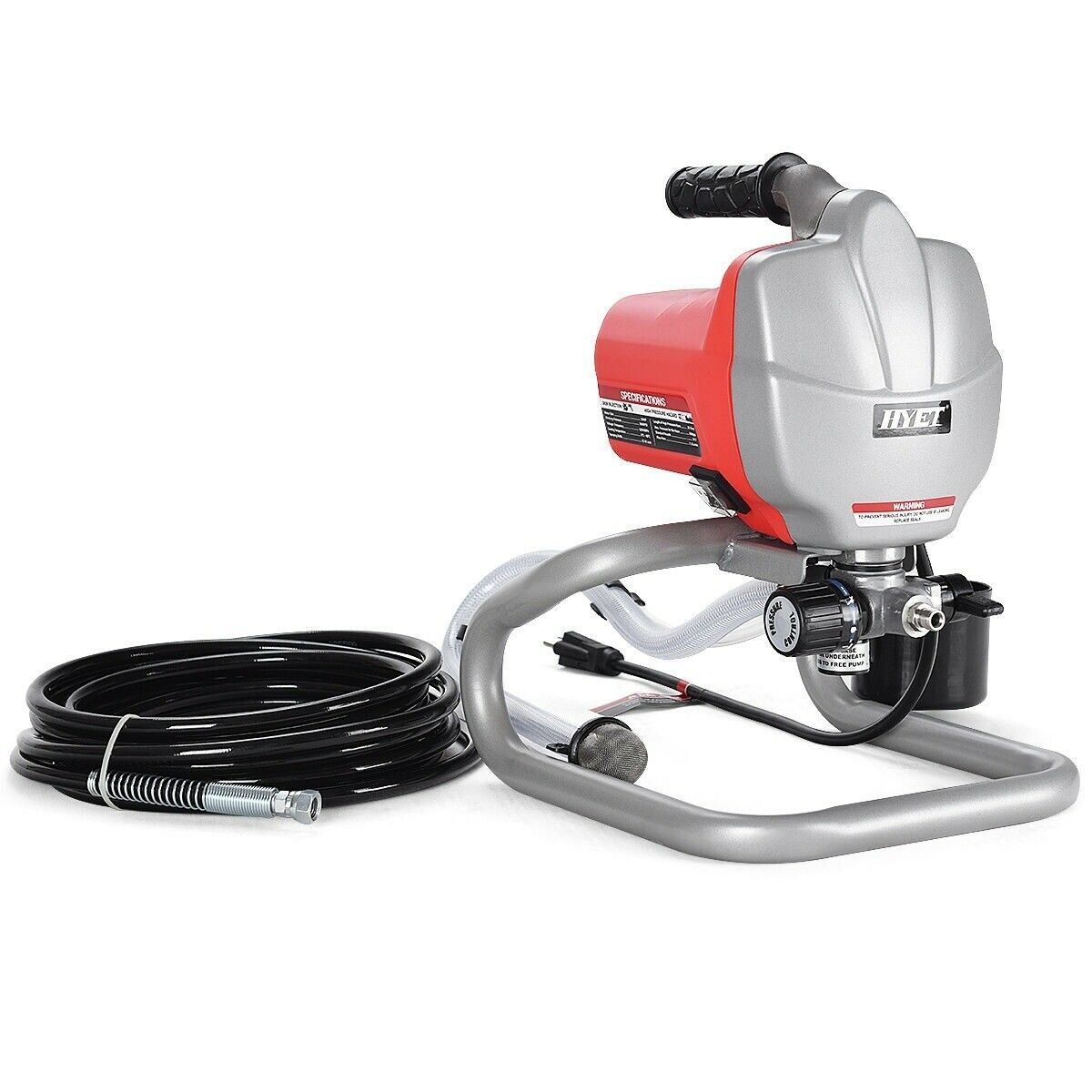 High Efficiency Electric 3000 PSI 5/8 HP Airless Paint Sprayer ...