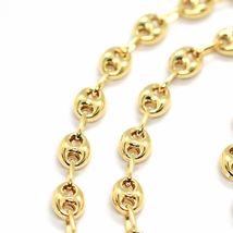 MASSIVE 18K YELLOW GOLD BIG MARINER CHAIN 5 MM, 20 INCHES, ITALY MADE NECKLACE image 3