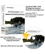 Humminbird AutoChart PRO DVD PC Mapping Software With Zero Lines Map Card - $262.49