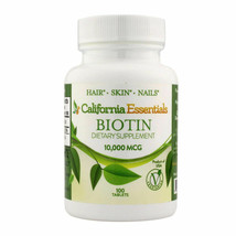 Natural Biotin 10 000 mcg Maximum Strength High Potency Hair Skin and Nails      - $29.72
