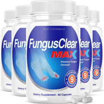 (5 Pack) Fungus Clear Max Toenail Pills (300 Capsules) - $99.95