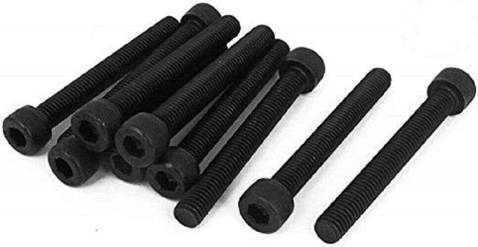 M10 x 100mm Socket Head Cap Screws 12.9 Alloy Steel Black Oxide 1.5 coarse 25pcs Screws & Bolts