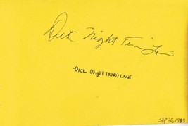 Night Train Lane Jack Snow & James Harris Signed Vintage Album Page RR LOA image 2