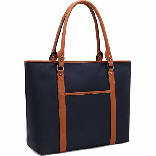 Laptop Bag for Women Lightweight Nylon Work Tote Bags Business School Computer S - Briefcases ...