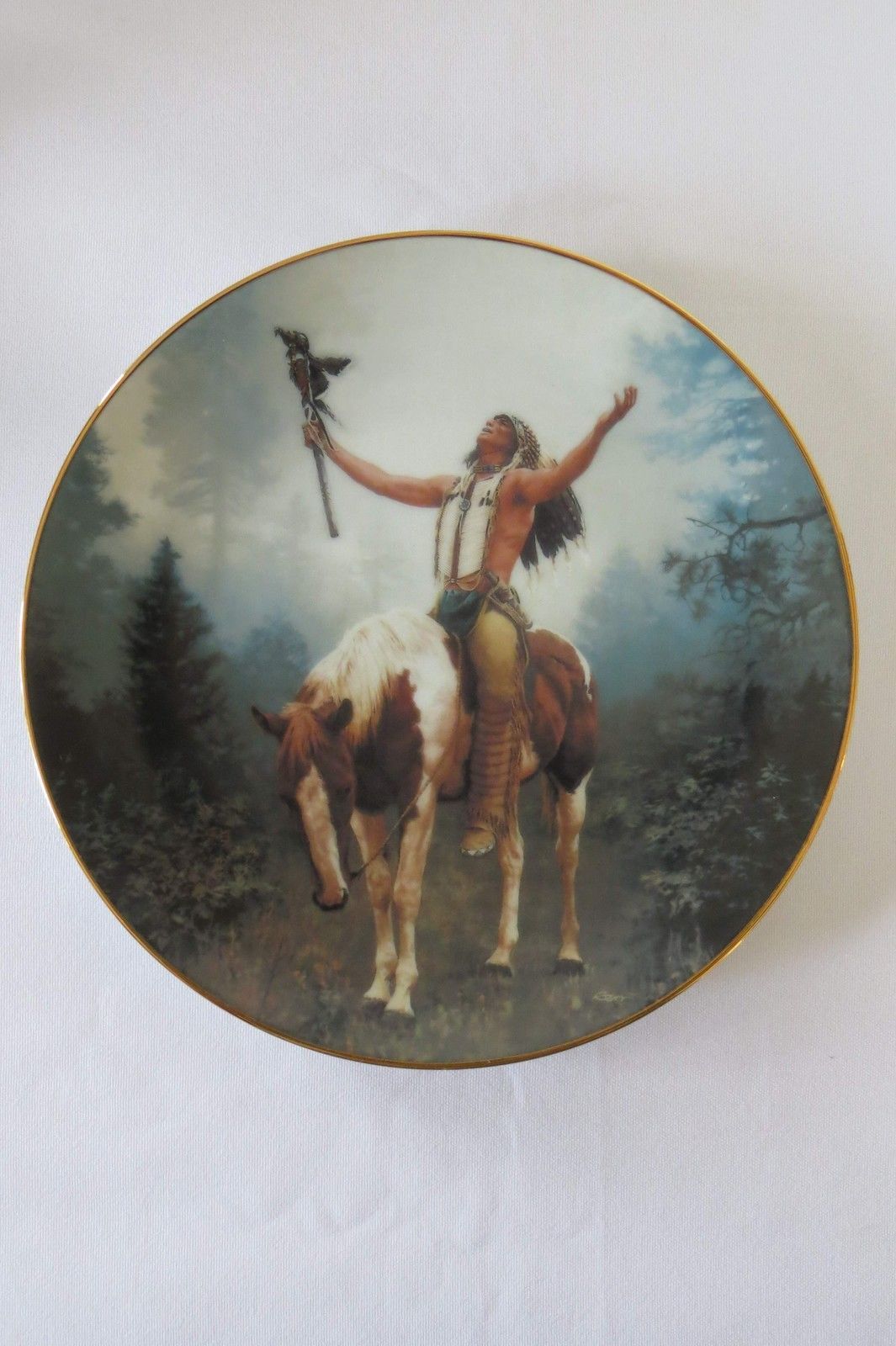 The 1992 Hamilton Collection Deliverance by Check Ren Collectors Plate - $9.49