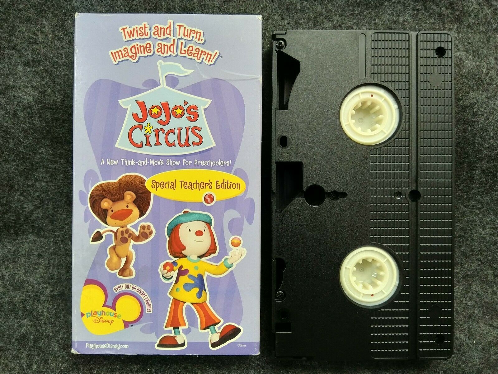VHS Jojo's Circus Circus Shh! Shh! and Little Big Top Boogie Band