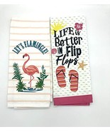 True Living Life is Better in Flip Flops Kitchen Towel Set - $12.86