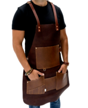 Shwaan Leather Apron for Cooking/Barber Uniform/Multipurpose ( Pack of 2... - $296.99