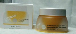 BNIB SATURDAY SKIN Yuzu Vitamin C Sleep Mask Anti-Aging Hydrate Revive F... - $14.78