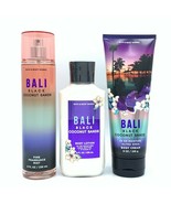 Bath and Body Works Bali Black Coconut Sands Mist, Lotion and Cream 3-Pc... - $38.21