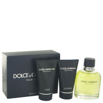 Dolce & Gabbana Pour Homme Cologne Spray 3 Pcs Gift Set  image 4
