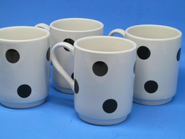 Kate Spade by Lenox All in Good Taste Deco Dot Mugs Set of 4 - $28.30
