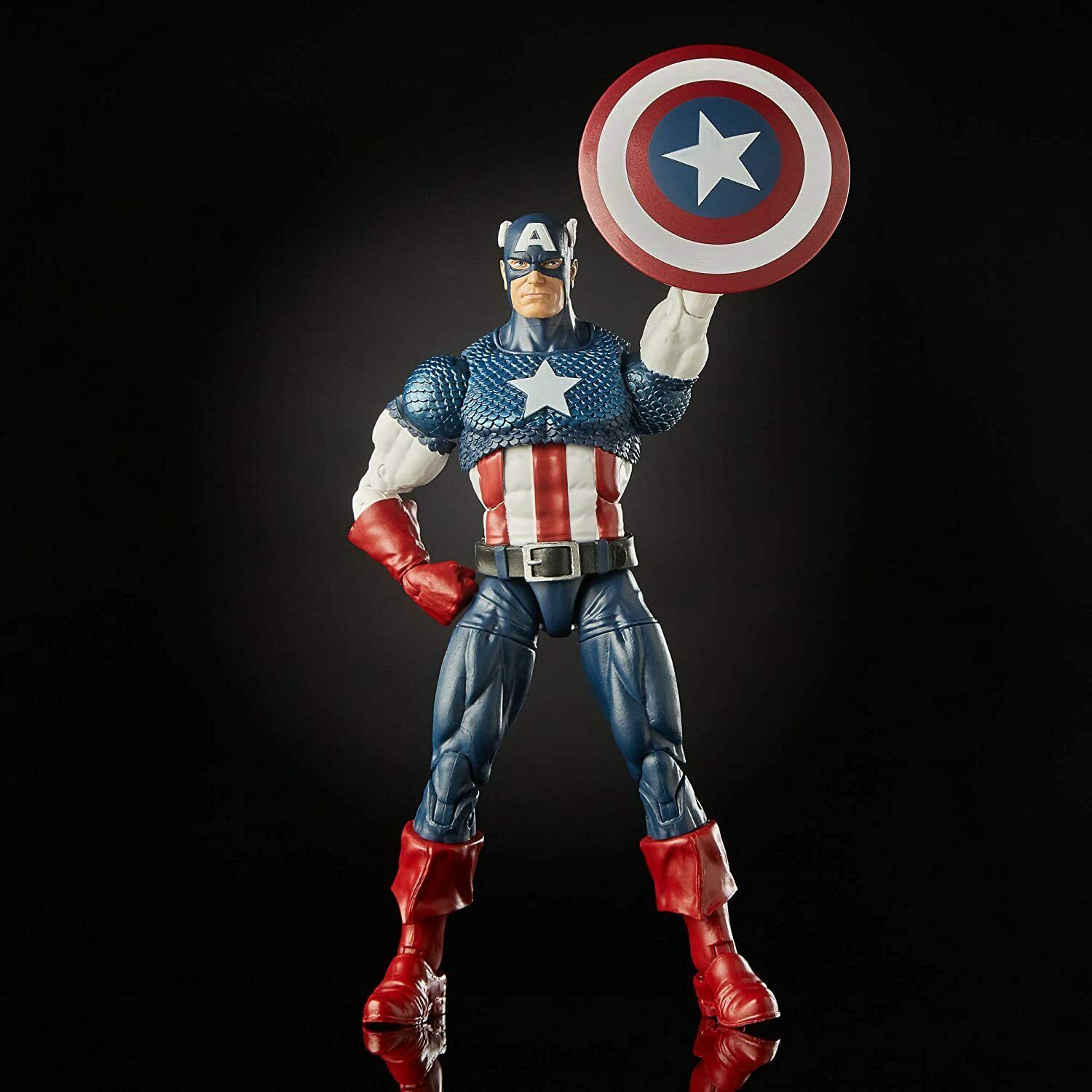 marvel legends 80 years deluxe captain america with motorcycle figure set