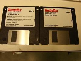 TurboTax 1997 California win 3.1/95  Intuit Turbo Tax 1.44 floppy disks - $9.90