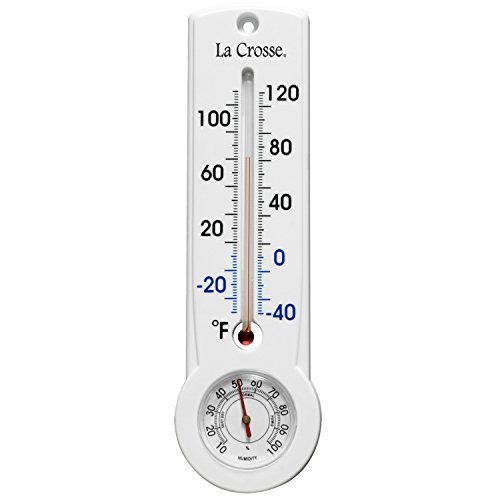 Lacrosse La Crosse 204109 9 Inch Traditional Thermometer/Hygrometer, 9