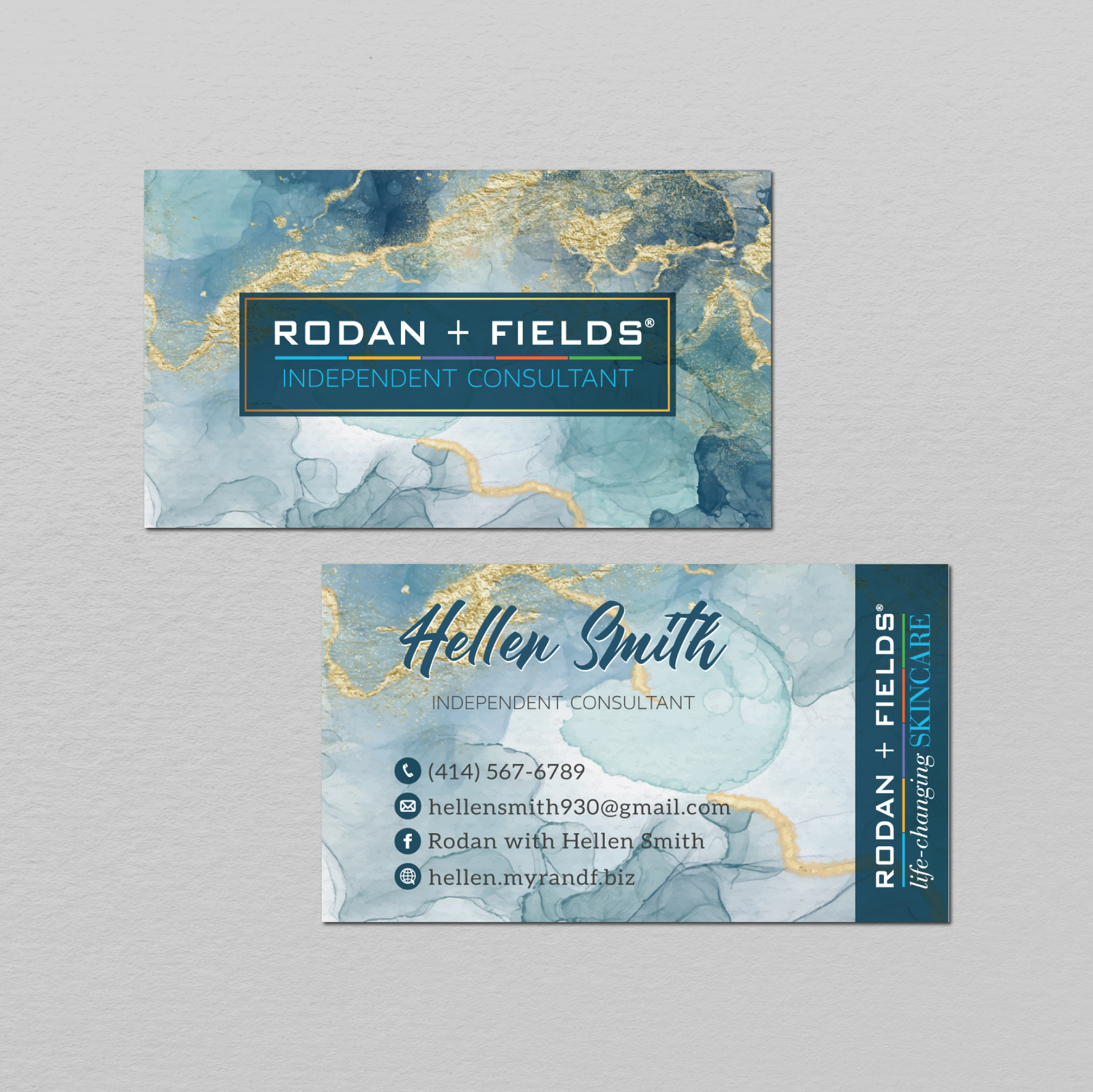 Personalized Rodan and Fields Business and 22 similar items Intended For Rodan And Fields Business Card Template